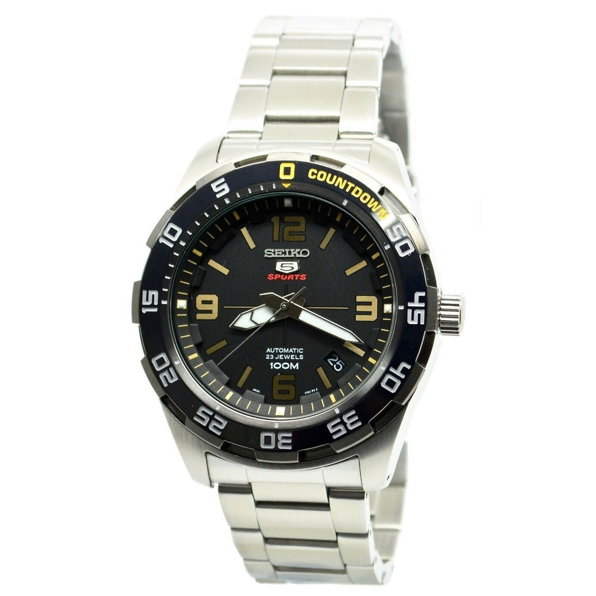 Seiko Men&#39;s SRPB83 Seiko 5 Stainless Steel Watch