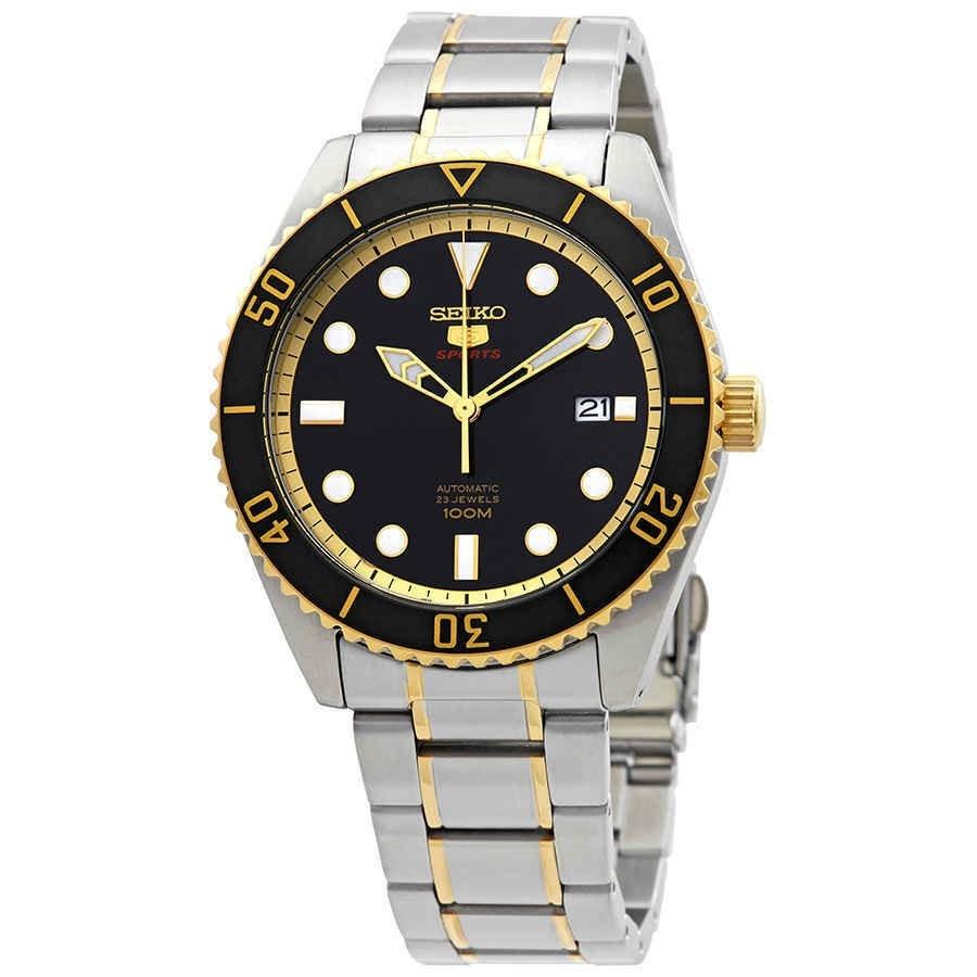 Seiko Men's SRPB94 Series 5 Two-Tone Stainless Steel Watch