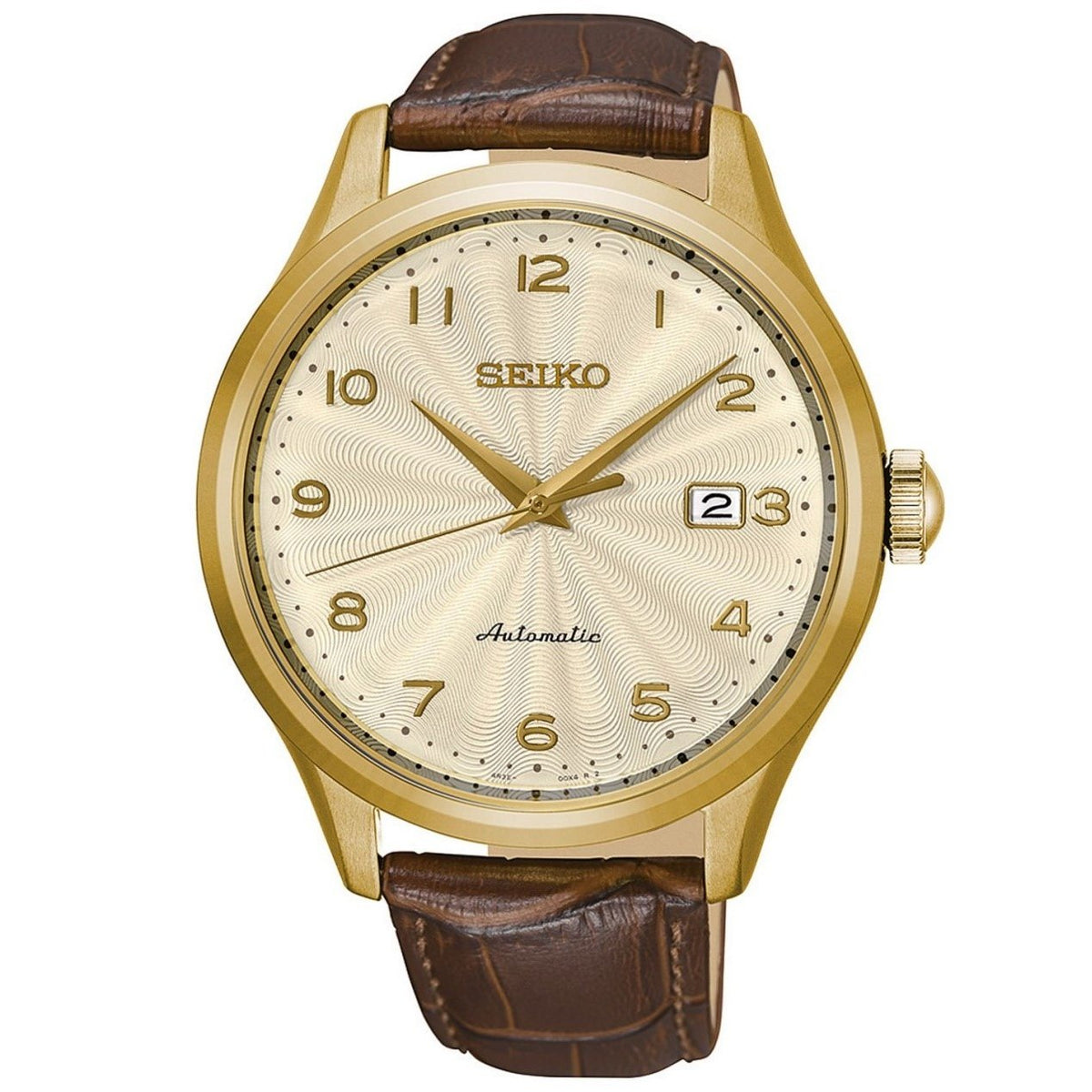 Seiko Men's SRPC22J1 Classic Brown Leather Watch