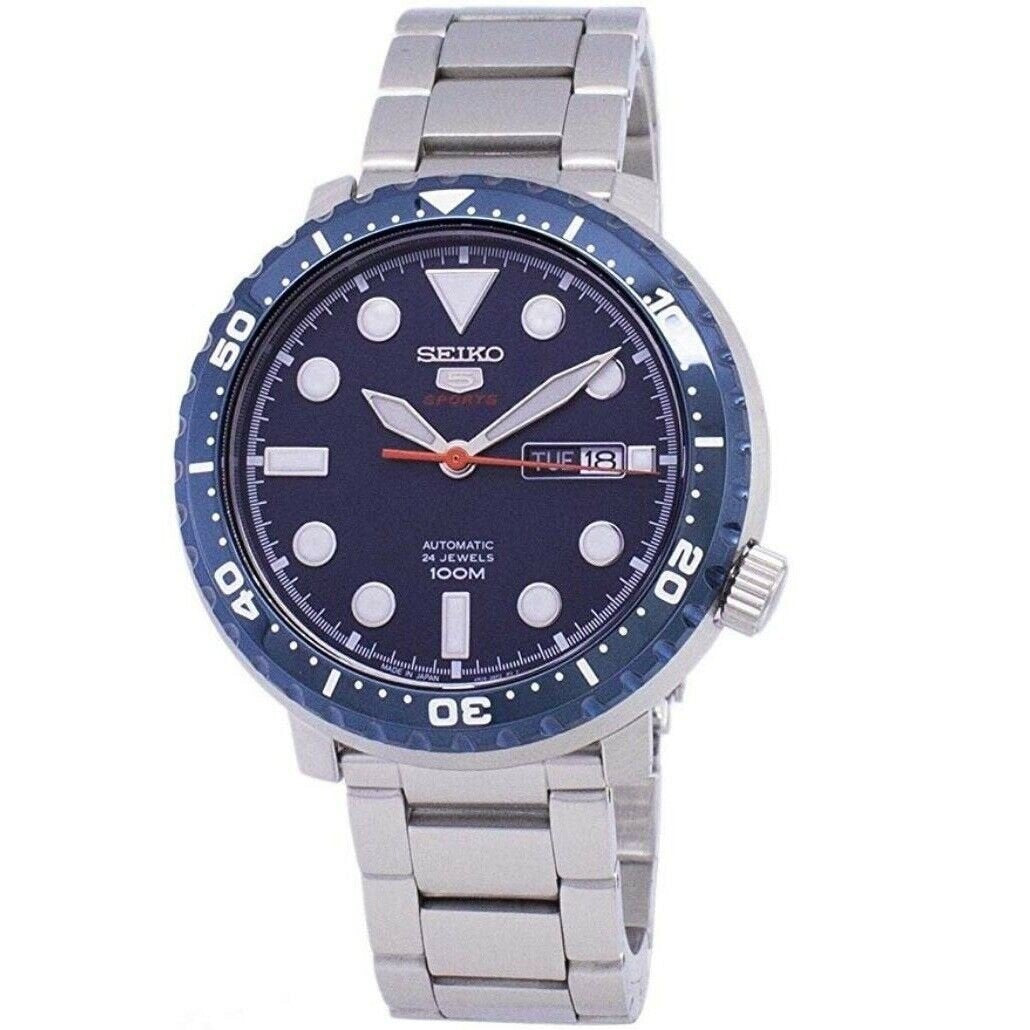 Seiko Men's SRPC63J1 Seiko 5 Sports Stainless Steel Watch