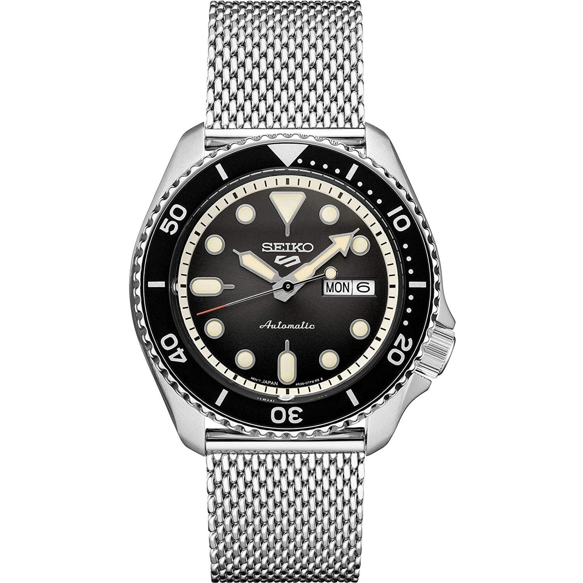 Seiko Men&#39;s SRPD73 Seiko 5 Sports Stainless Steel Watch