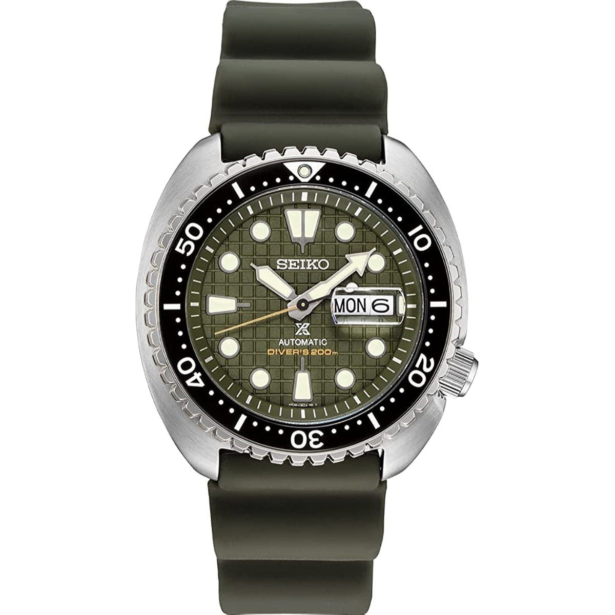 Seiko Men's SRPE05 Prospex Black Silicone Watch