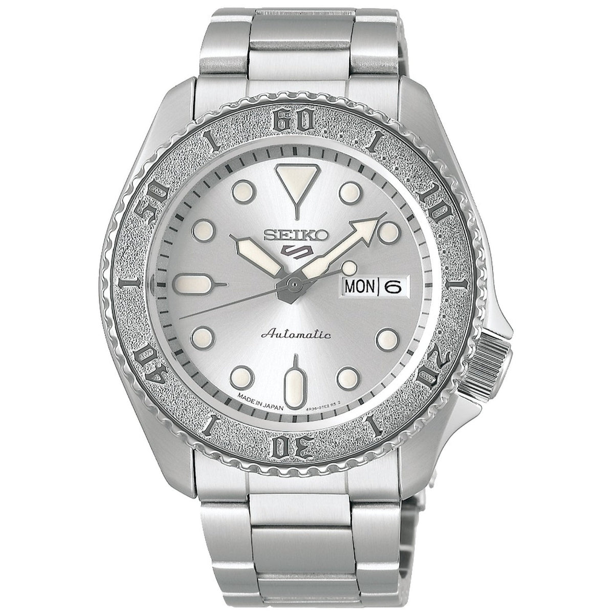 Seiko Men&#39;s SRPE71 5 Sports Stainless Steel Watch