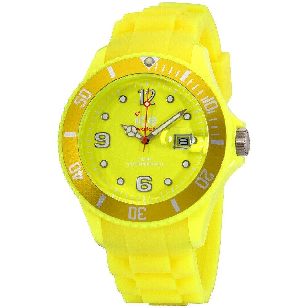 Ice Watch Unisex SS.NYW.B.S.12 Flashy Yellow Silicone Watch