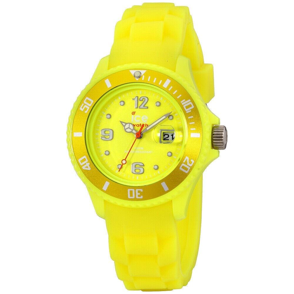 Ice Watch Unisex SS.NYW.S.S.12 Flashy Yellow Silicone Watch