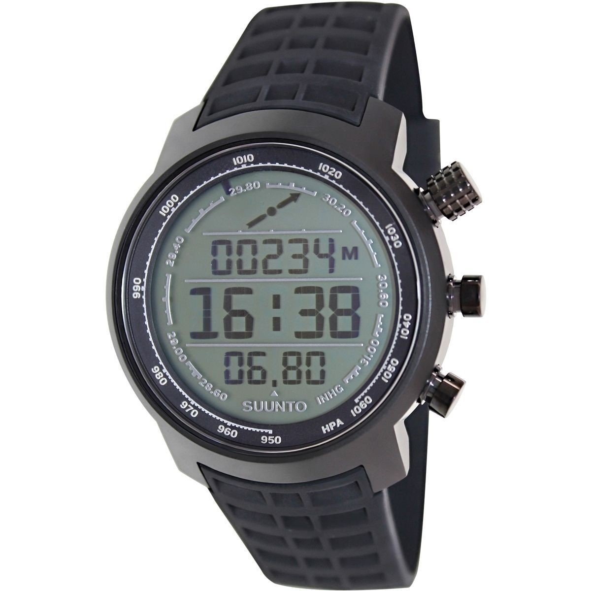 Suunto Unisex SS018732000 Elementum Terra Digital Black Silicone Watch