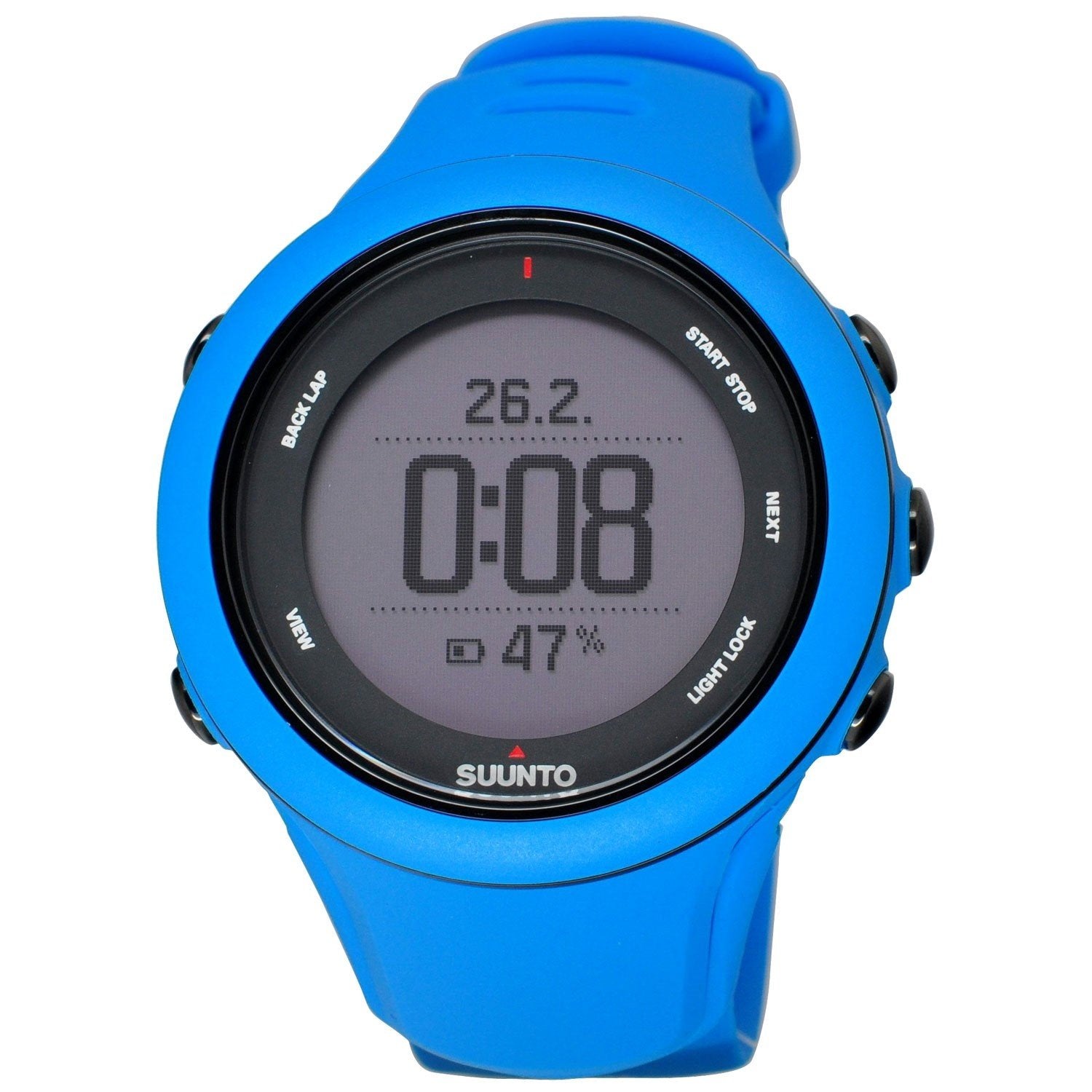 Suunto Men's SS020679000 Ambit3 Digital Blue Rubber Watch Bezali
