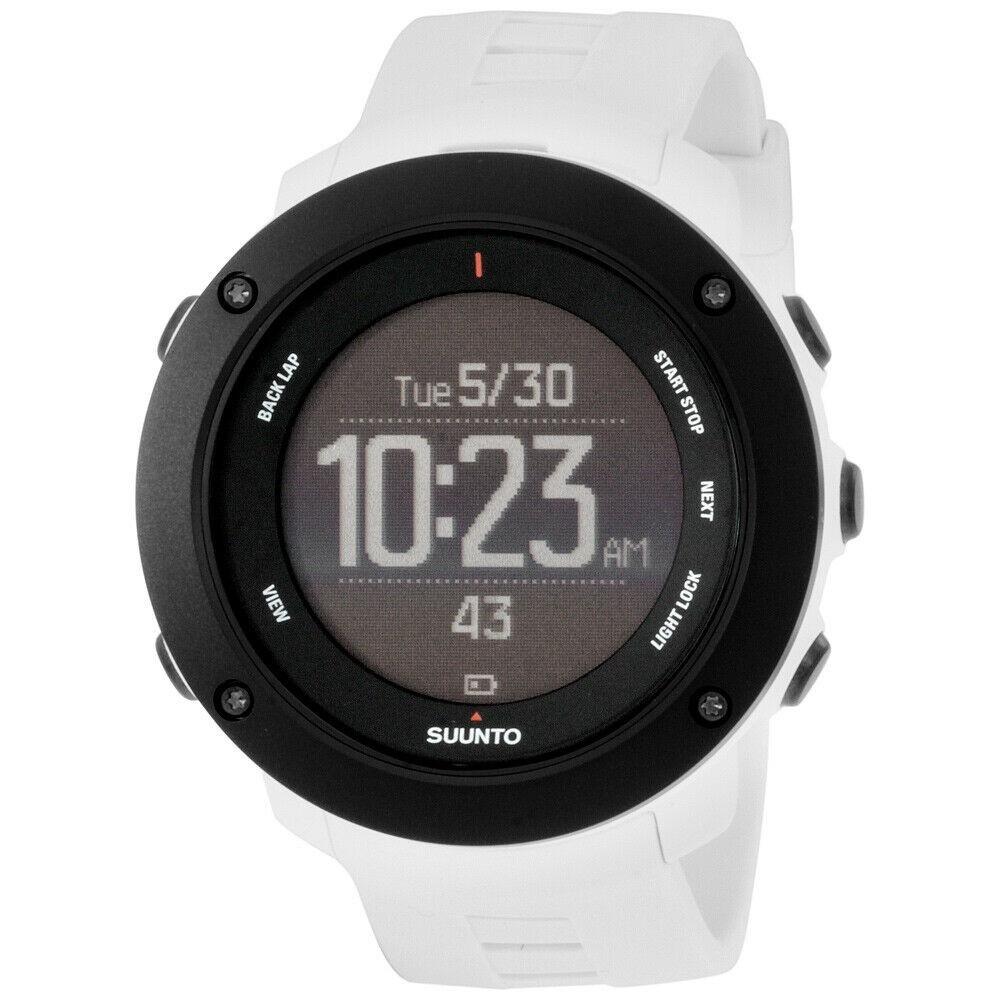 Suunto Unisex SS021966000 Ambit3 Vertical White Silicone Watch