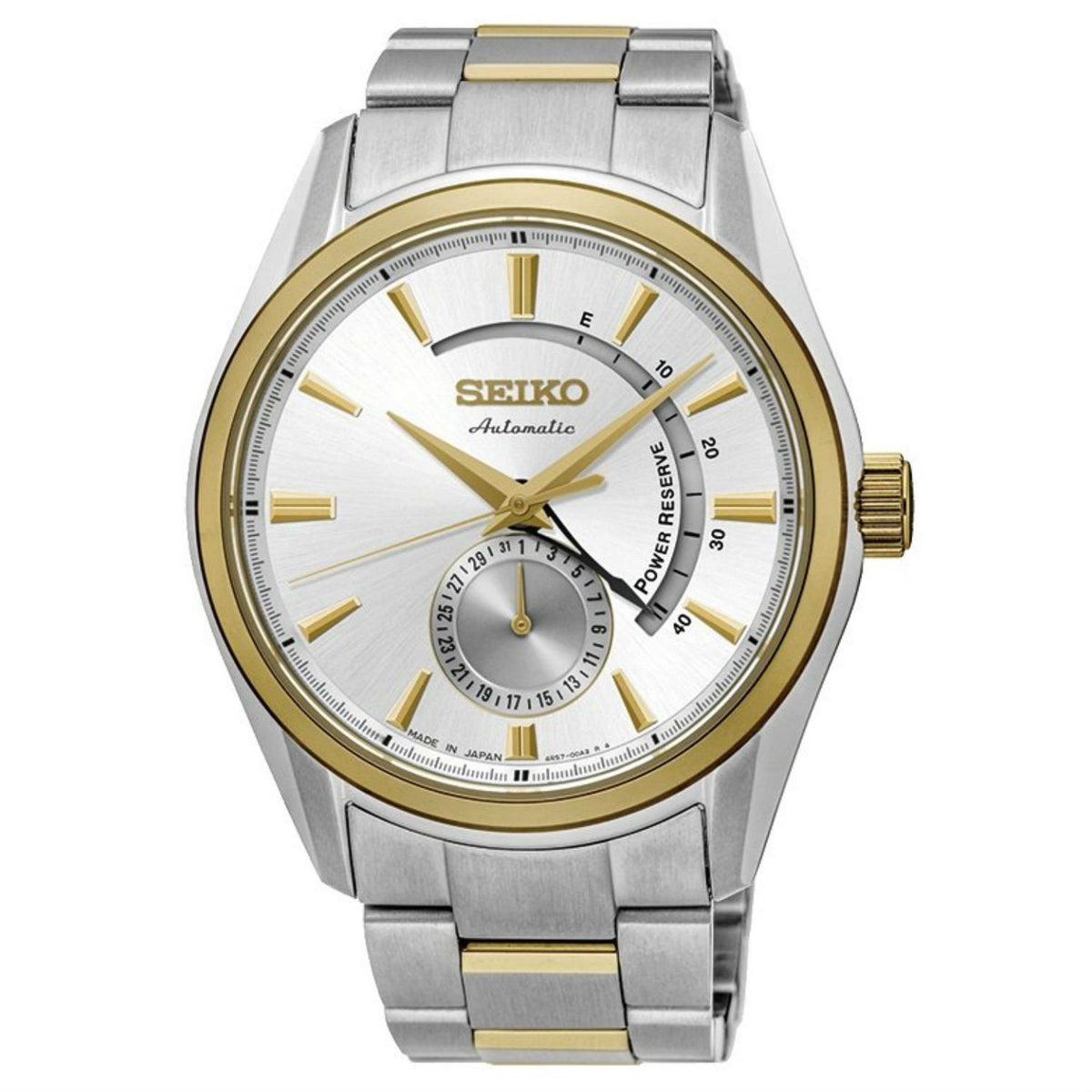 Seiko Men's SSA306J1 Presage  Two-Tone Stainless Steel Watch