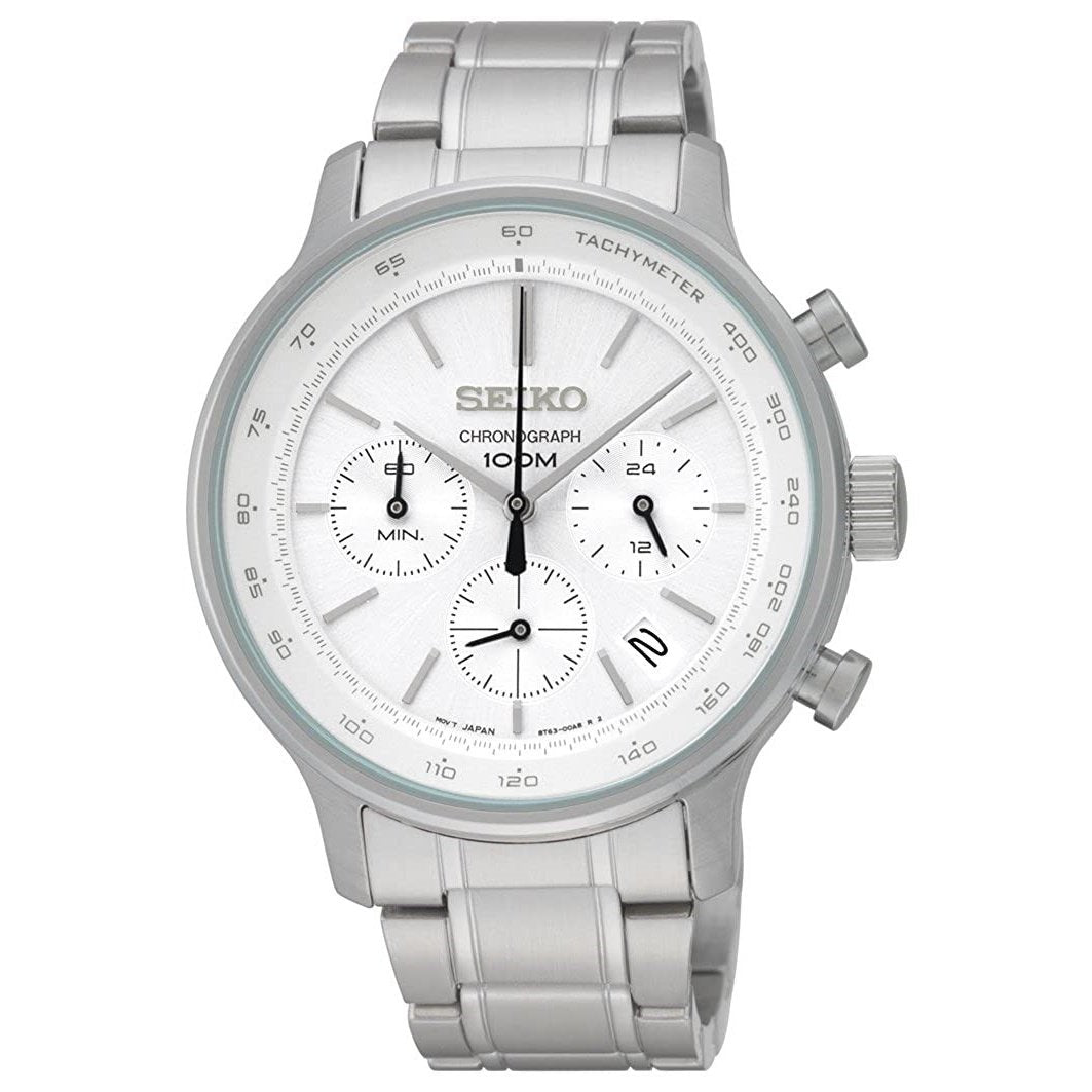 Seiko Men's SSB161 Conceptual Chronograph Stainless Steel Watch