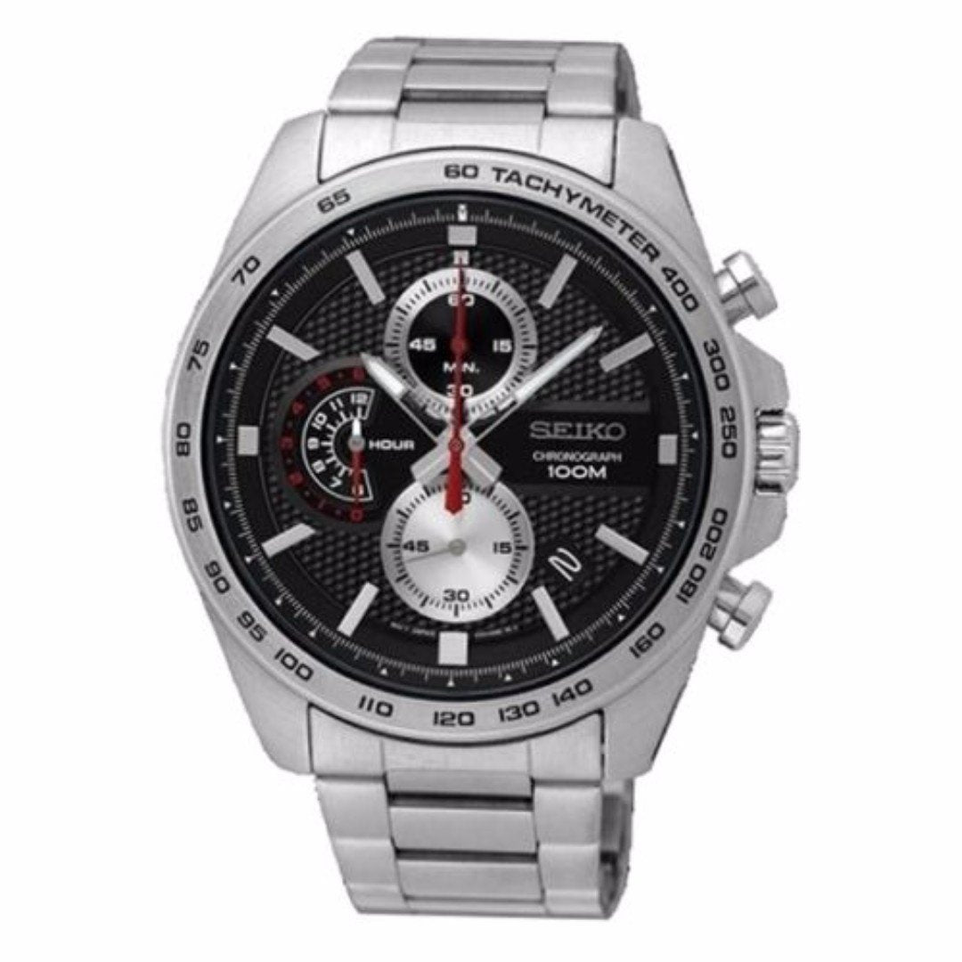 Seiko Men&#39;s SSB255 Chronograph Stainless Steel Watch