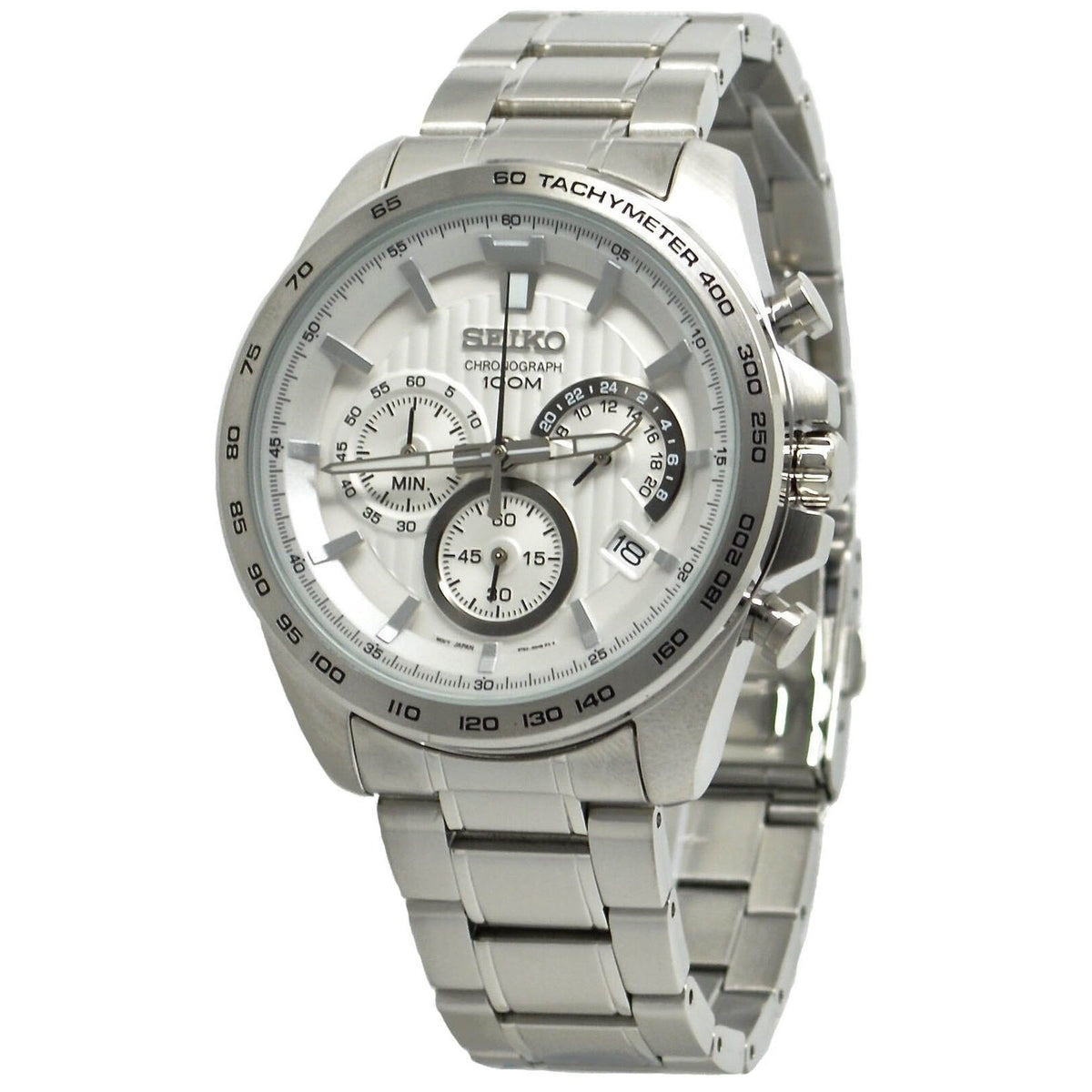 Seiko Men's SSB297 Chronograph Chronograph Stainless Steel Watch