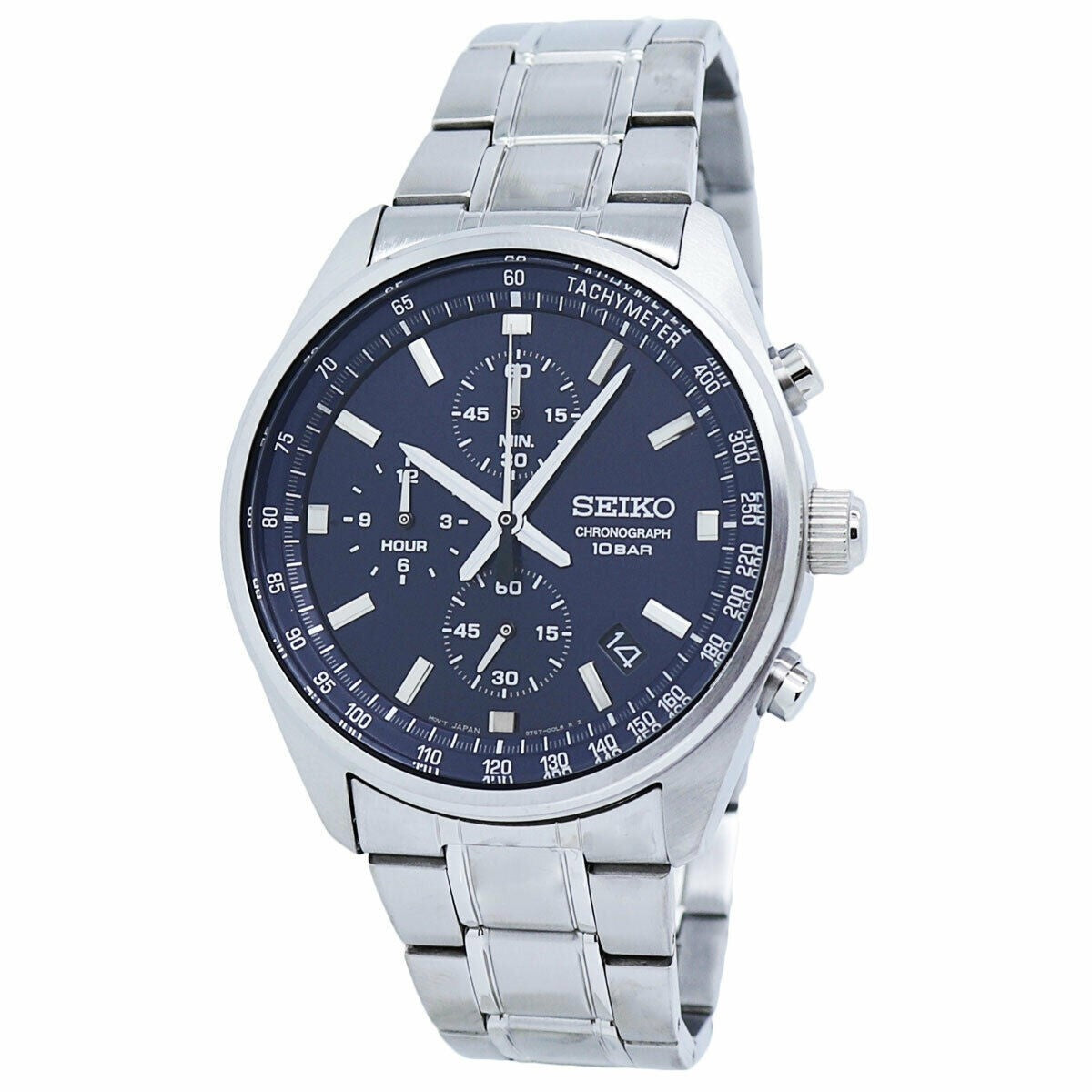 Seiko Men's SSB377 Chronograph Chronograph Stainless Steel Watch