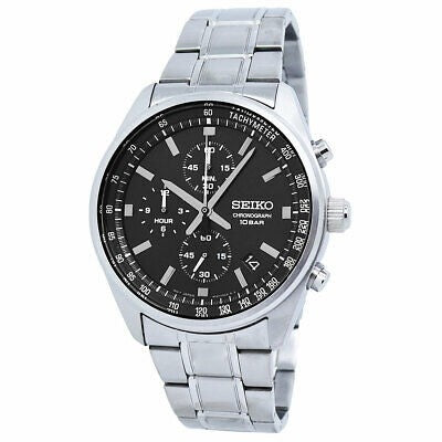 Seiko Men's SSB379 Chronograph Chronograph Stainless Steel Watch