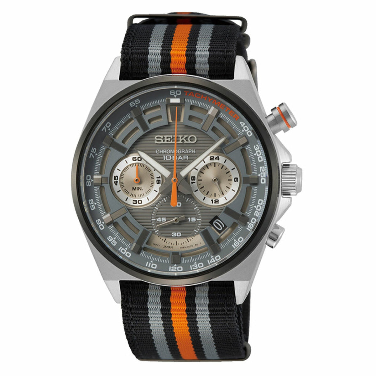 Seiko Men's SSB403 Chronograph Chronograph Multicolor Nylon Watch