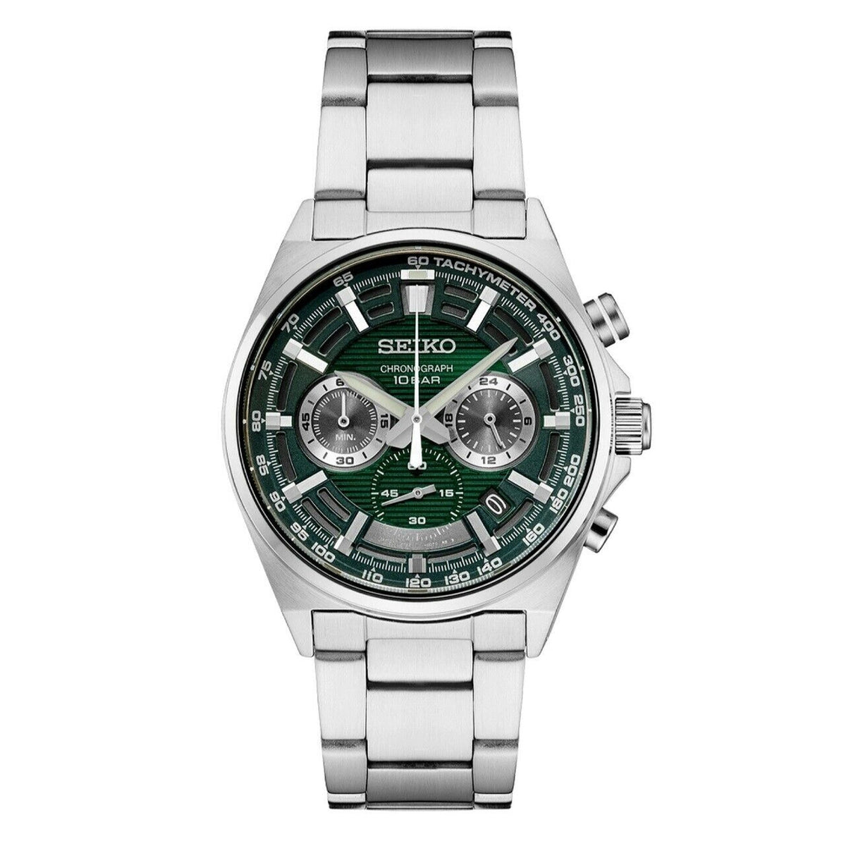 Seiko Men's SSB405 Seiko Chronograph Chronograph Stainless Steel Watch