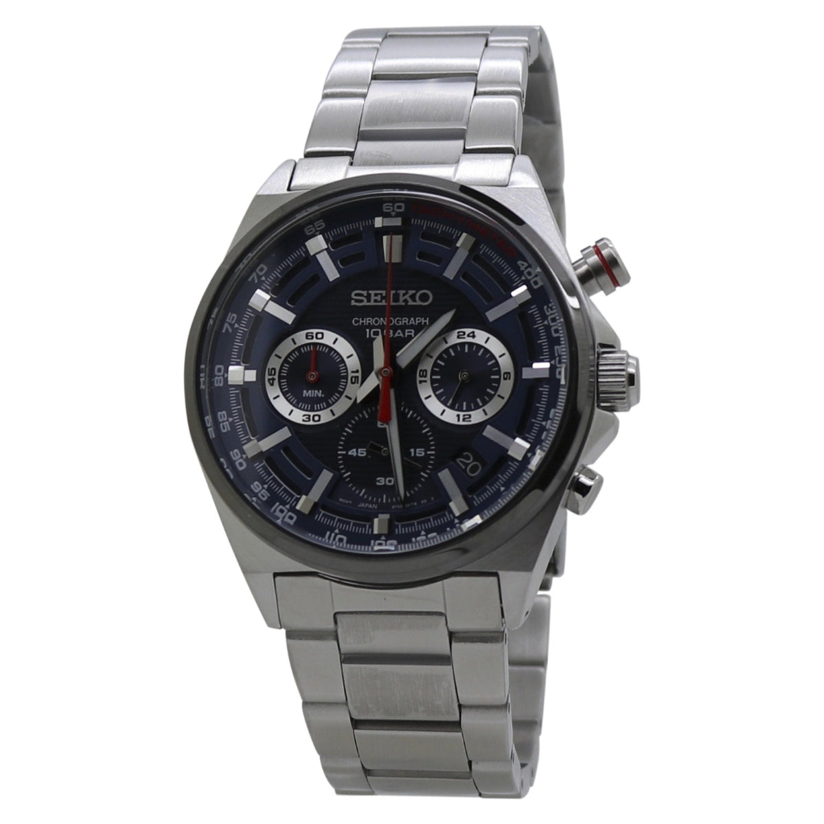 Seiko Men's SSB407 Seiko Chronograph Chronograph Stainless Steel Watch
