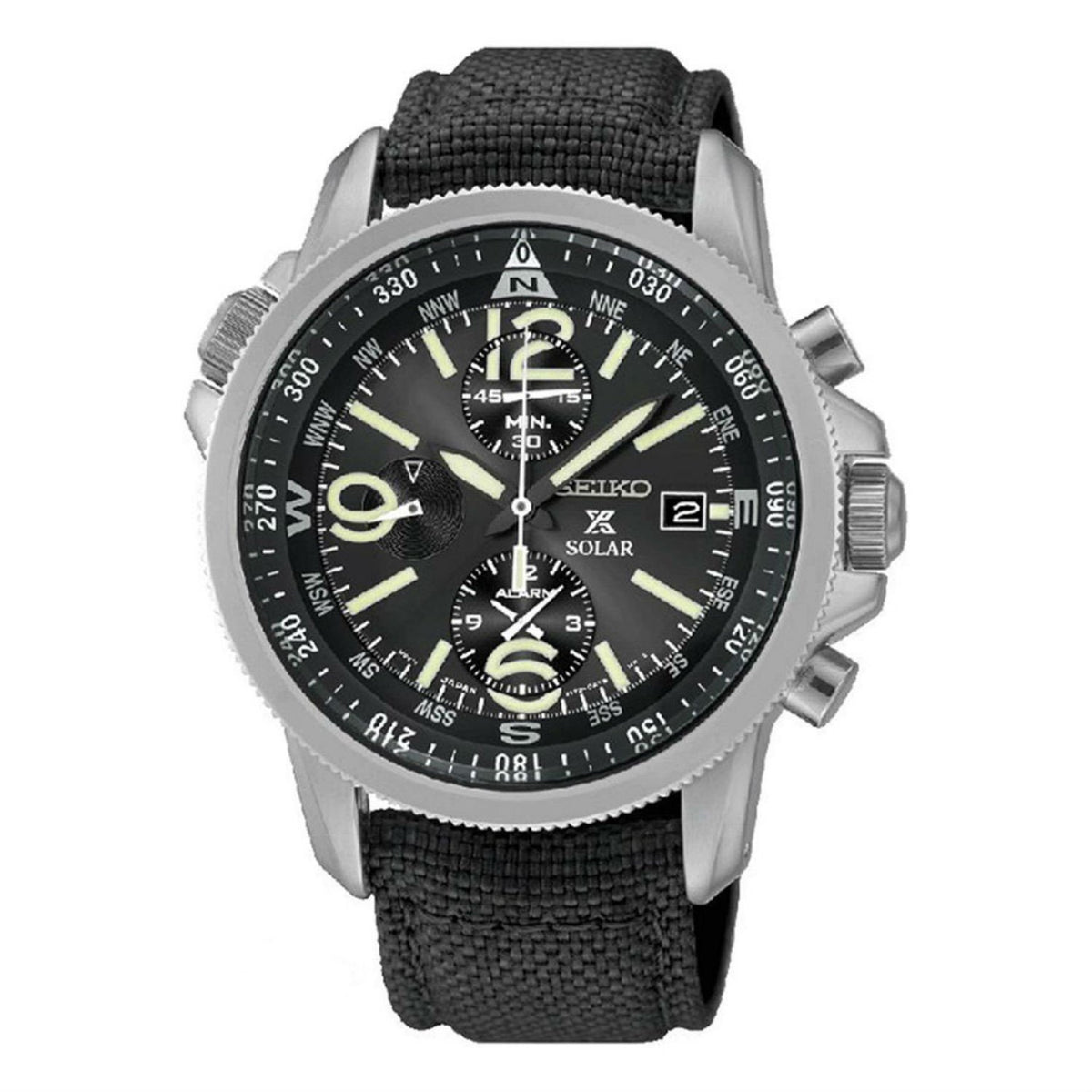 Seiko Men's SSC293P2 Prospex Chronograph Black Nylon Watch