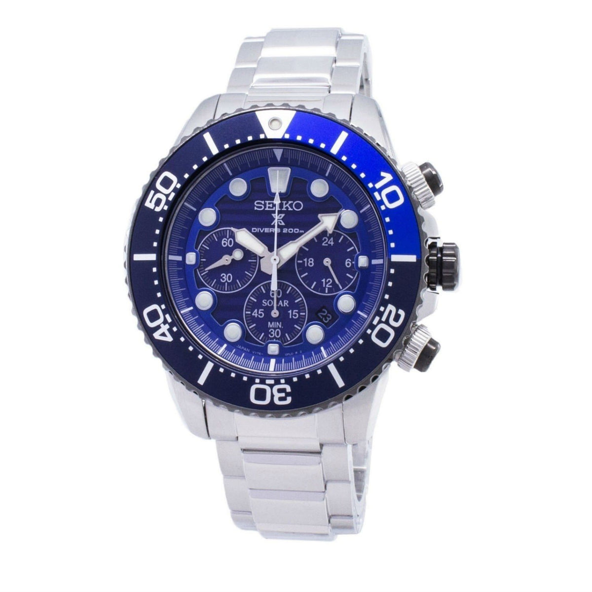 Seiko Men's SSC675J1 Prospex Chronograph Stainless Steel Watch