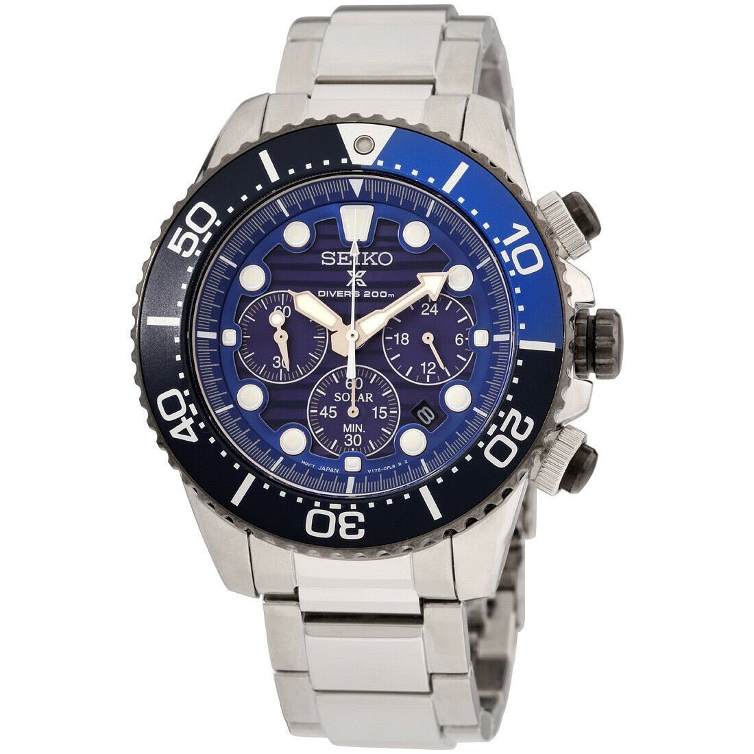Seiko Men's SSC675 Prospex Chronograph Stainless Steel Watch