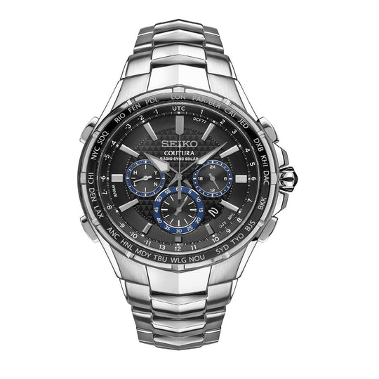 Seiko Men's SSG009 Coutura Chronograph Stainless Steel Watch