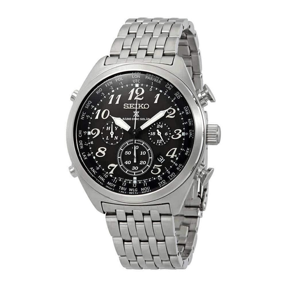 Seiko Men's SSG017 Prospex Chronograph Stainless Steel Watch