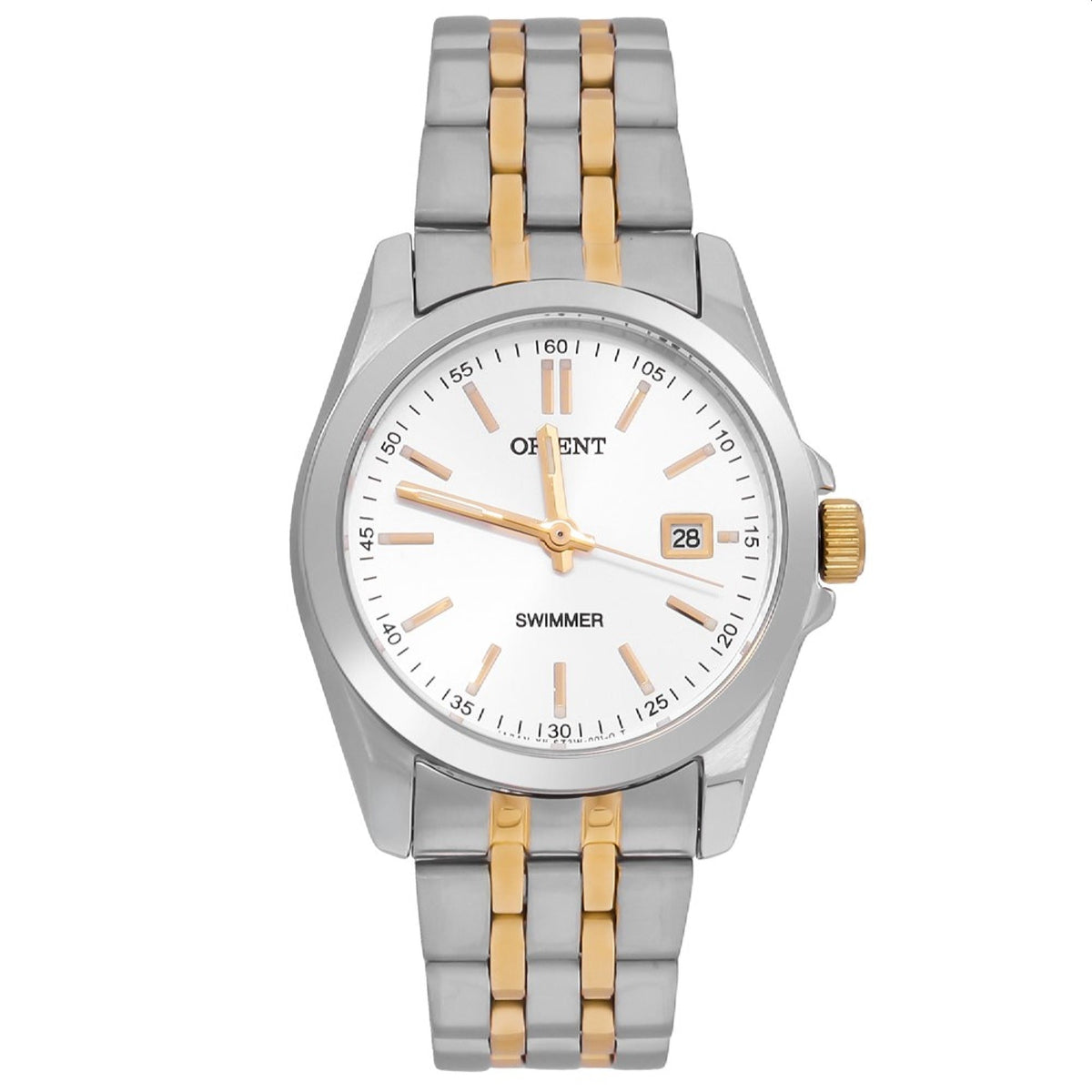 Orient Women&#39;s SSZ3W001W0 Swimmer Two-Tone Stainless Steel Watch