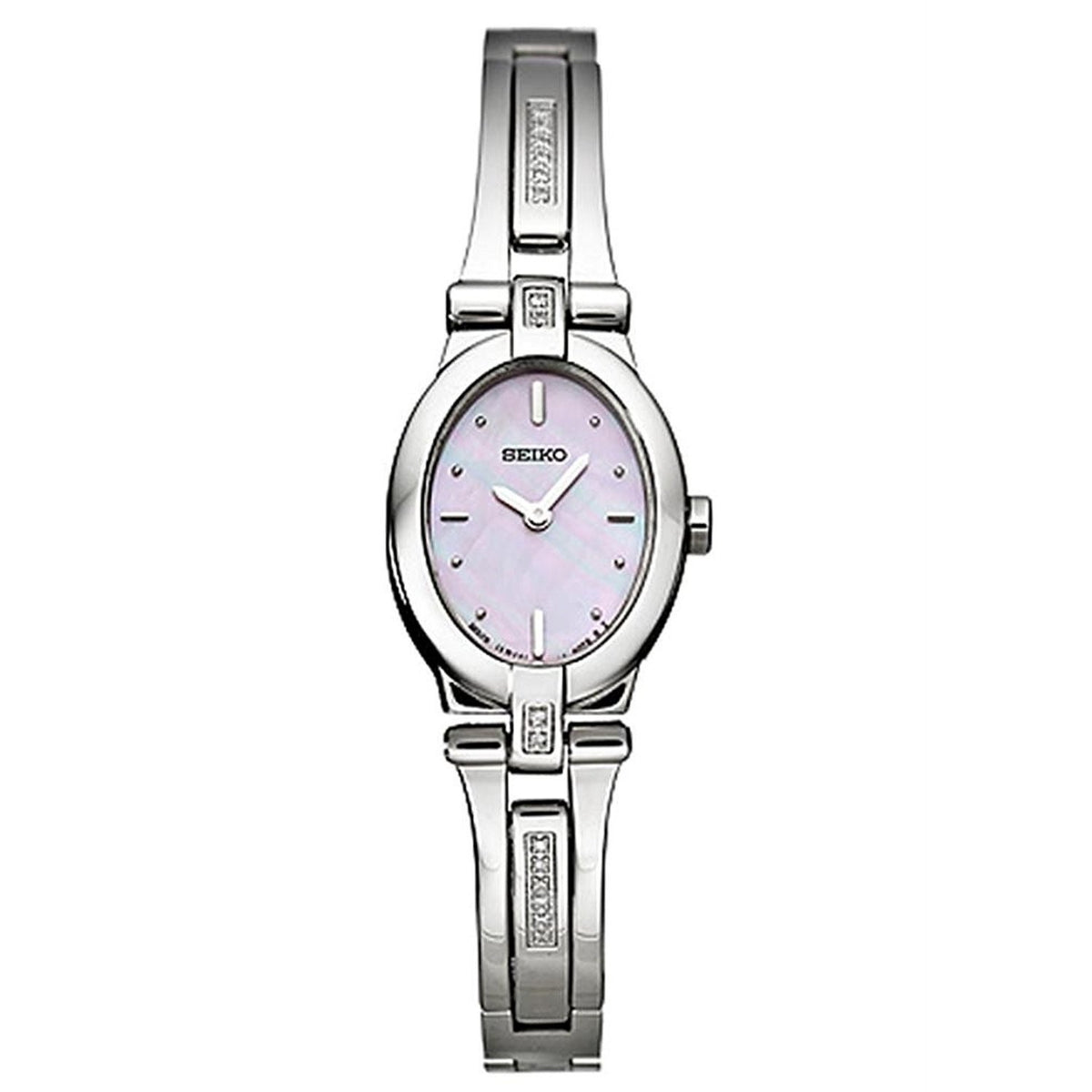 Seiko Women&#39;s SUJC36 Diamond Stainless Steel Watch