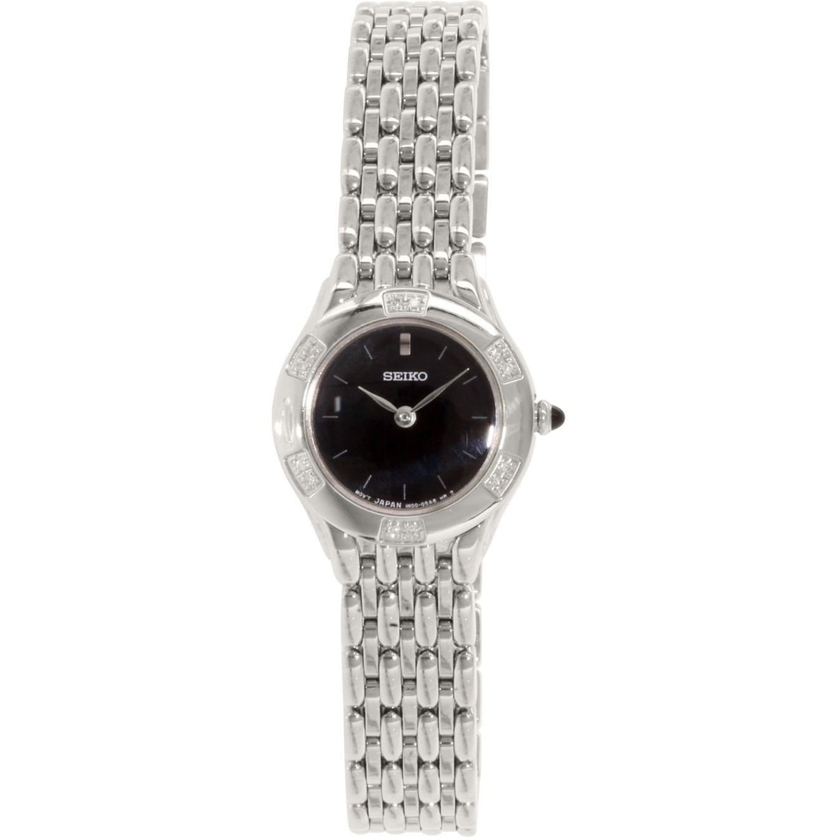 Seiko Women&#39;s SUJC45 Diamond Stainless Steel Watch