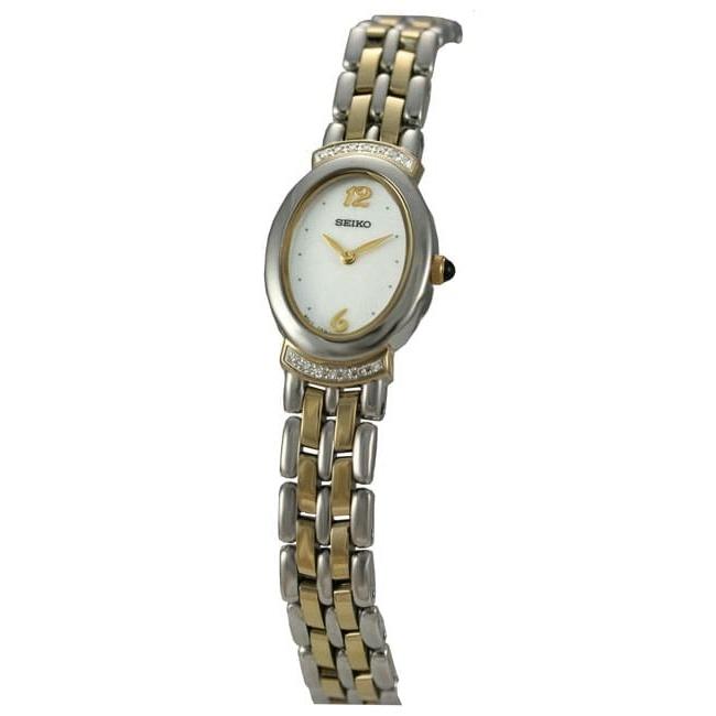 Seiko Women&#39;s SUJD46 Diamond Two-Tone Stainless Steel Watch