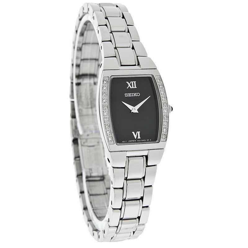 Seiko Women's SUJE79 Diamond Stainless Steel Watch