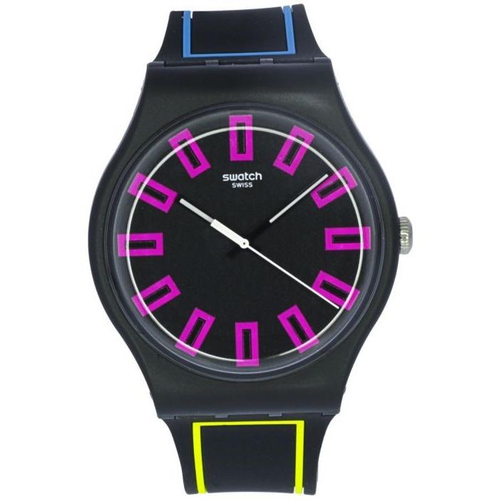 Swatch Unisex SUOB146 Two-Tone Silicone Watch
