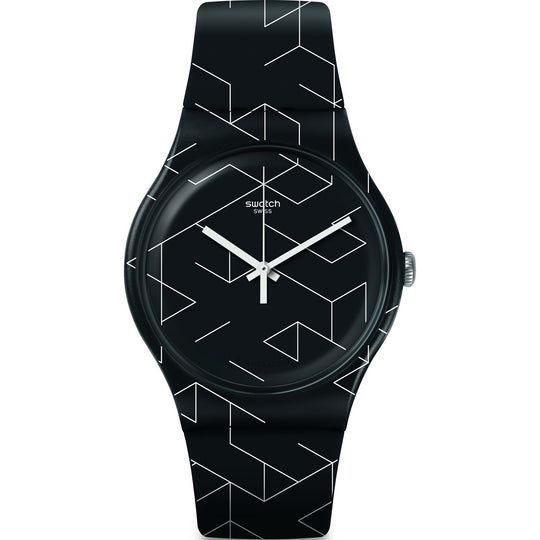Swatch Men's SUOB161 Cnosso Two-Tone Silicone Watch