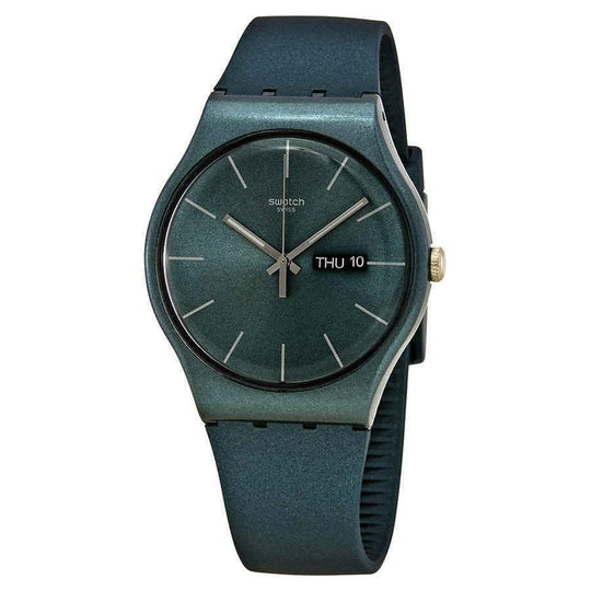 Swatch Men's SUOG709 Ashbayang  Green Silicone Watch