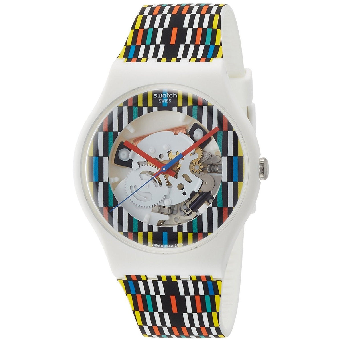 Swatch Unisex SUOW120 Originals Colorful Silicone Watch