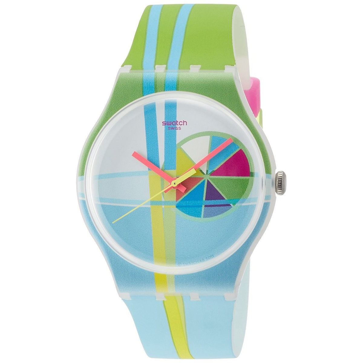 Swatch Unisex SUOW124 Originals Colorful Silicone Watch