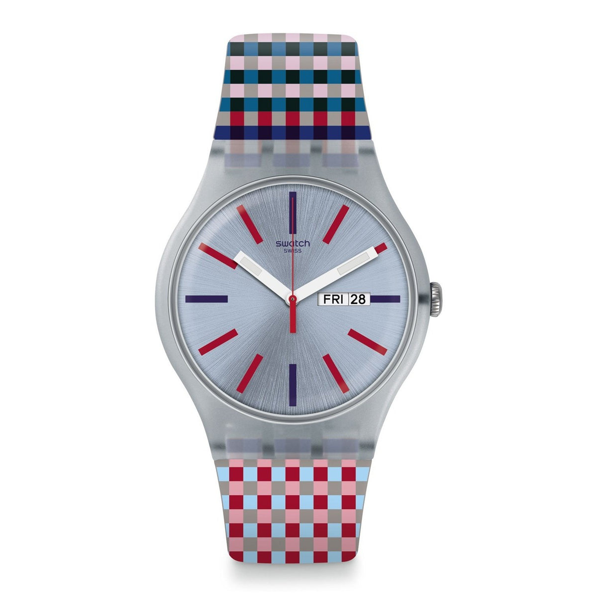 Swatch Unisex SUOW709 Merenda Multicolored Silicone Watch