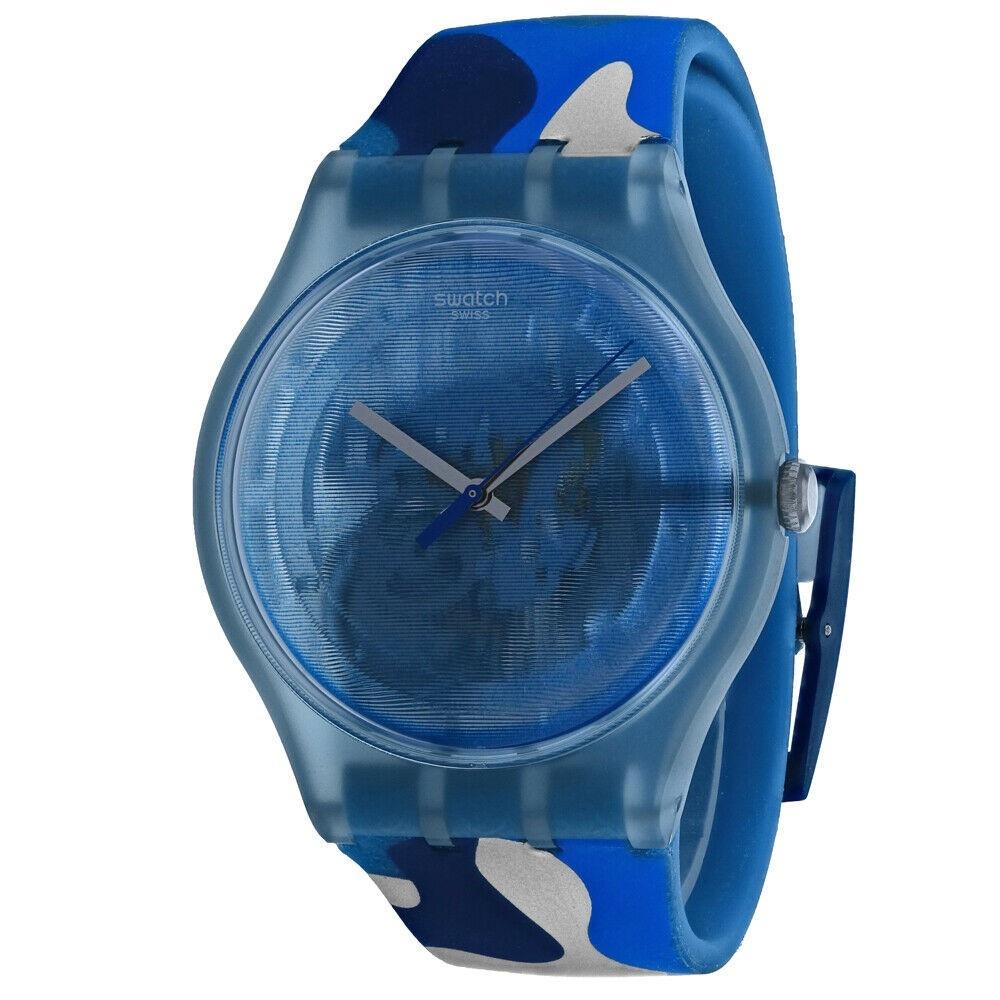 Swatch Men's SUOZ215 Originals Multicolored Silicone Watch