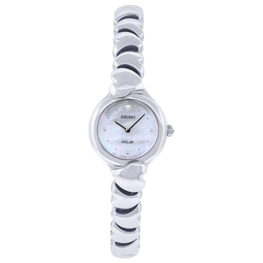 Seiko Women's SUP097 Solar Black Stainless Steel Watch