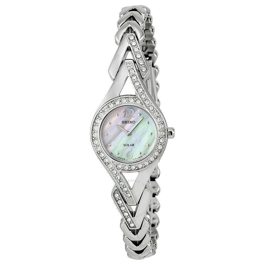 Seiko Women's SUP173 Solar Two-Tone Stainless Steel Watch