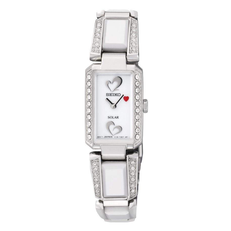 Seiko Women&#39;s SUP185 Solar Stainless Steel Watch