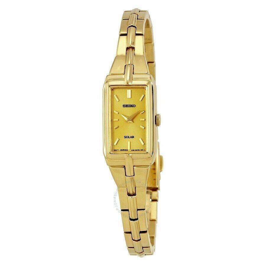 Seiko Women&#39;s SUP276 Seiko Gold-Tone Stainless Steel Watch