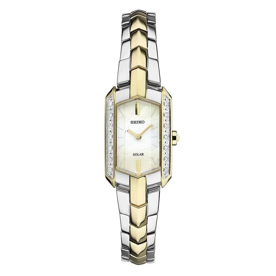 Seiko Women's SUP358 Tressia Two-Tone Stainless Steel Watch