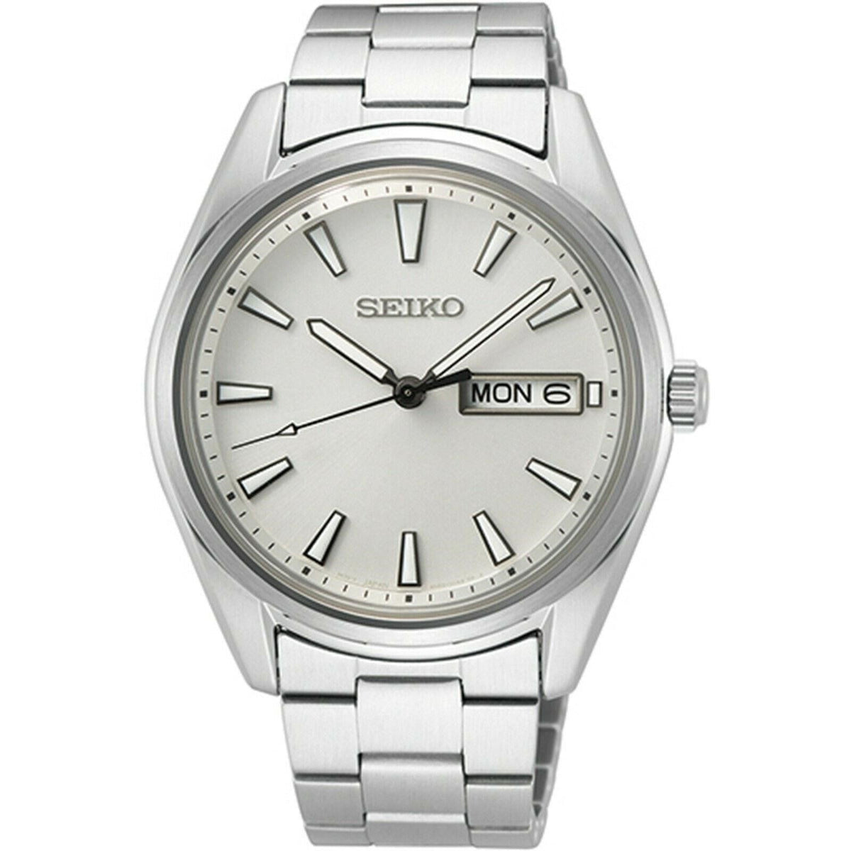 Seiko Men's SUR339 Essentials Stainless Steel Watch