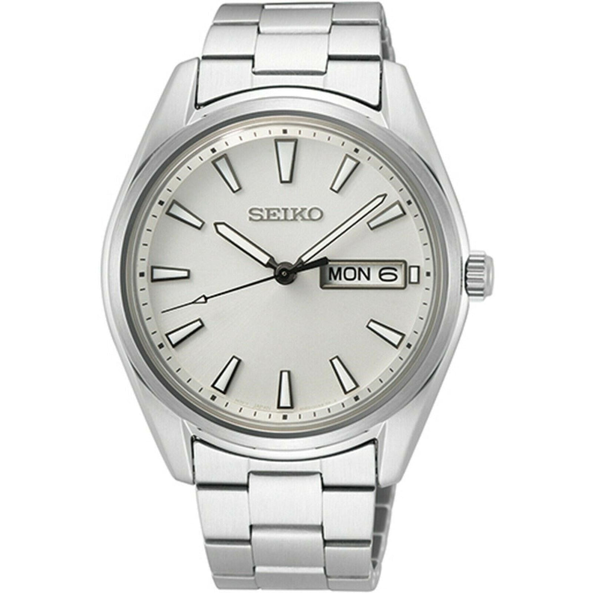 Seiko Men&#39;s SUR345 Essentials Stainless Steel Watch