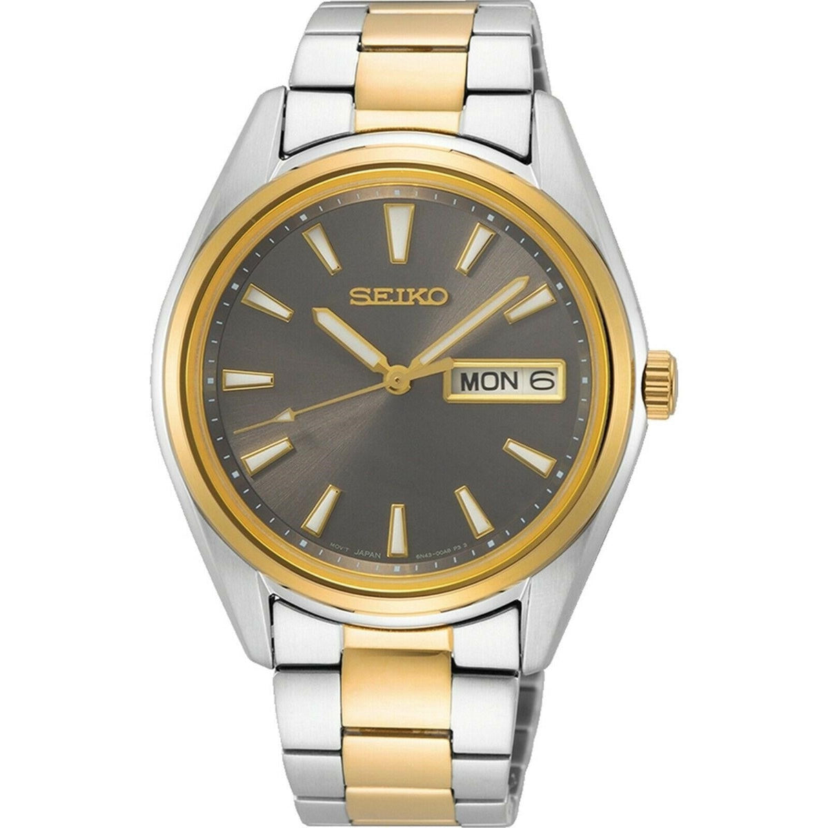 Seiko Men's SUR348 Neo Classic Two-Tone Stainless Steel Watch