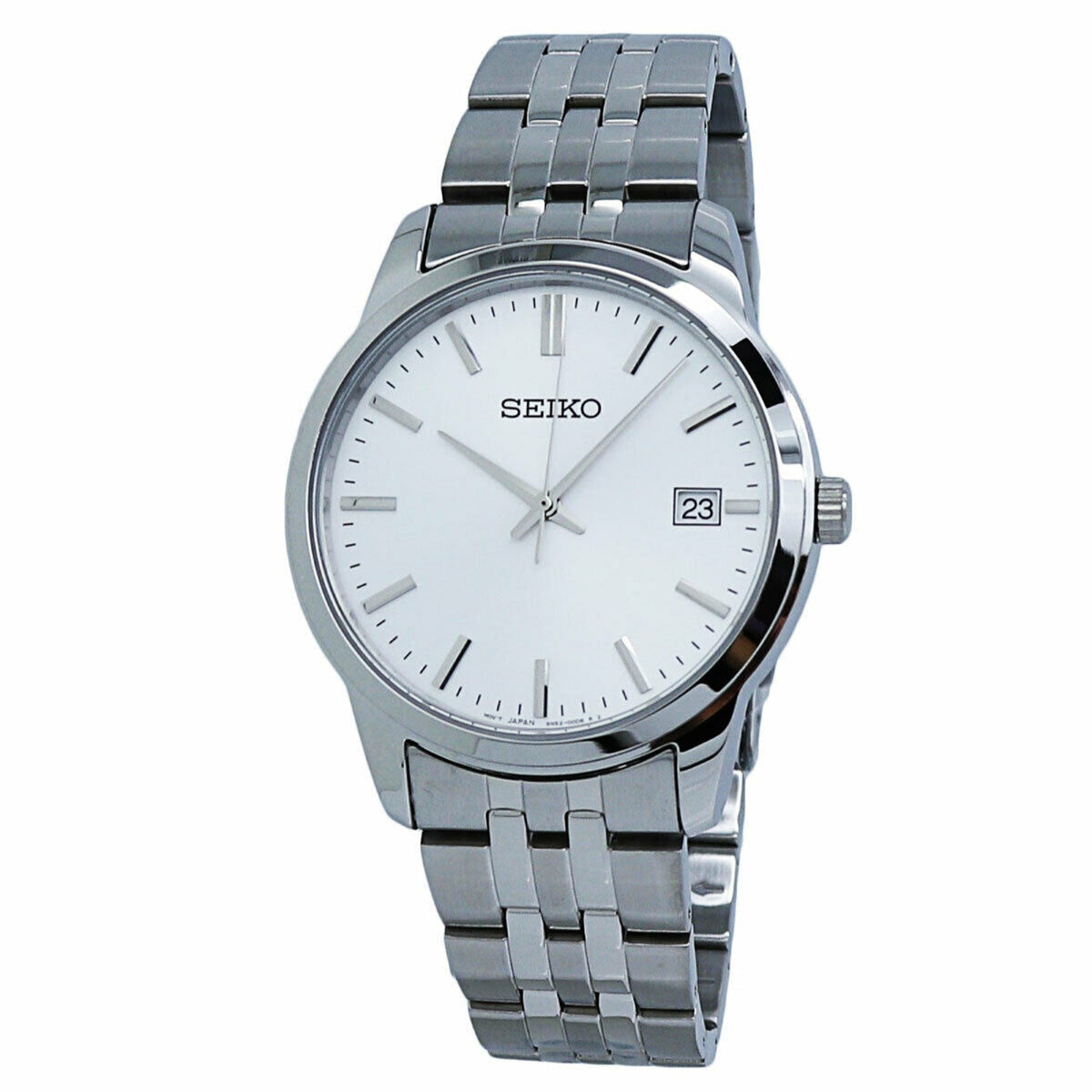Seiko Men&#39;s SUR397 Essential Stainless Steel Watch