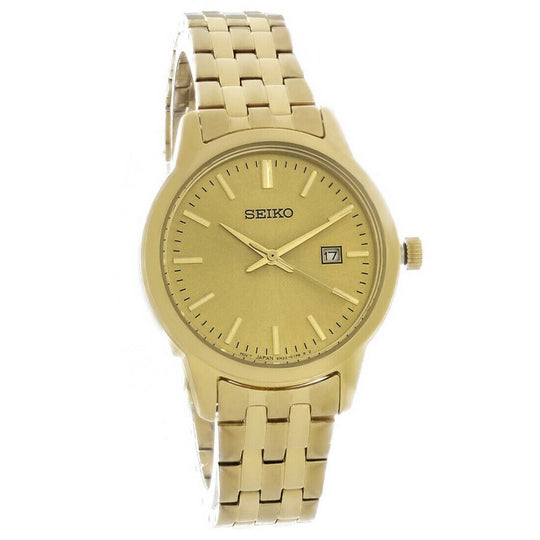 Seiko Women's SUR444 Essentials Gold-Tone Stainless Steel Watch