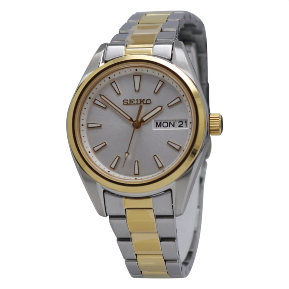 Seiko Women's SUR454 Neo Classic Two-Tone Stainless Steel Watch