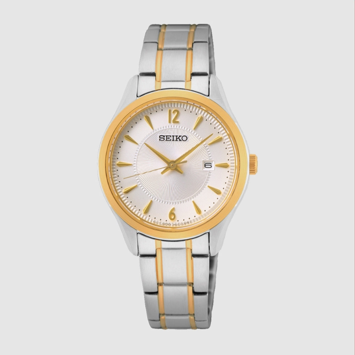 Seiko Women&#39;s SUR474 Two-Tone Stainless Steel Watch